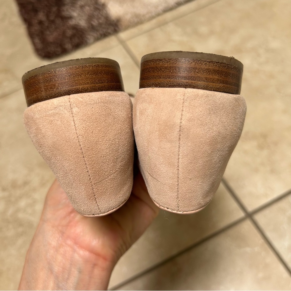 kate spade Blush Pink Suede Loafers - Picture 5 of 7